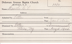 Murch, Mr. CL by Delaware Avenue Baptist Church