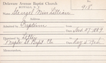 Stengel, Ms. Lillian by Delaware Avenue Baptist Church