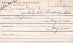 Gumaer, Mr. Percy W by Delaware Avenue Baptist Church