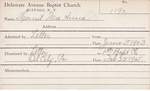 Mornit, Mrs. Anna by Delaware Avenue Baptist Church