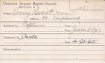 Denny, Ms. Harriett by Delaware Avenue Baptist Church