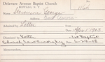 Stevenson, Mr. George by Delaware Avenue Baptist Church