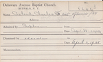 Coxhead, Mr. Charles by Delaware Avenue Baptist Church