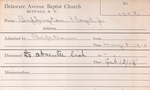 Buffington, Mr. Floyd by Delaware Avenue Baptist Church
