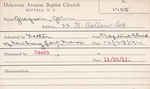 Gregson, Mr. John by Delaware Avenue Baptist Church