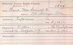 Chard, Mrs. Samuel by Delaware Avenue Baptist Church