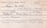 Cooper, Mrs. C H by Delaware Avenue Baptist Church