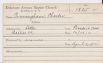 Cunningham, Mr. Charles by Delaware Avenue Baptist Church