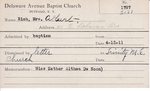 Rich, Mrs. Esther Althea by Delaware Avenue Baptist Church