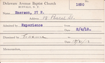 Emerson, M. FE by Delaware Avenue Baptist Church
