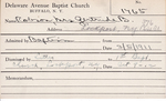 Robson, Mrs. Gertrude B by Delaware Avenue Baptist Church