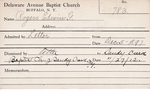 Rogers, Mr. Edwin G by Delaware Avenue Baptist Church