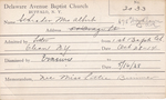 Schrader, Mrs. Albert by Delaware Avenue Baptist Church