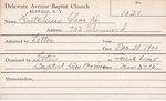 Hutchins, Mrs. Charles K by Delaware Avenue Baptist Church