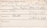 Link, Mrs. Beatrice E by Delaware Avenue Baptist Church
