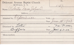 Roberts, Mrs. John by Delaware Avenue Baptist Church