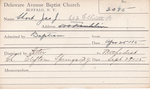 Short, Mr. Jason J by Delaware Avenue Baptist Church