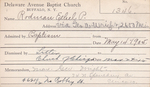 Wright, Ms. Ethel P by Delaware Avenue Baptist Church