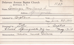 Leminger, Mrs. Vinnie J by Delaware Avenue Baptist Church
