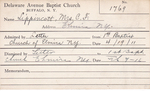 Lippincott, Mrs. CF by Delaware Avenue Baptist Church