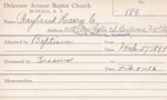 Wayland, Mr. Harry G by Delaware Avenue Baptist Church