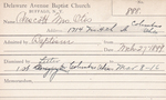 Wescott, Mrs. Otis by Delaware Avenue Baptist Church