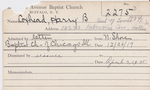 Coxhead, Mr. Harry B by Delaware Avenue Baptist Church