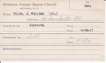 Ellis, Mr. William J by Delaware Avenue Baptist Church