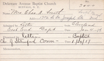 Smith, Mr. Chas (Charles) A by Delaware Avenue Baptist Church