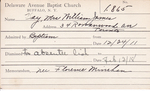 Kay, Mrs. William James by Delaware Avenue Baptist Church