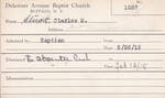 Stuart, Mr. Charles M by Delaware Avenue Baptist Church