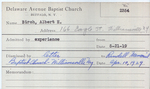 Birch, Mr. Albert by Delaware Avenue Baptist Church