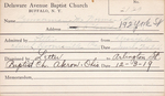 Zimmerman, Mr. Norman A by Delaware Avenue Baptist Church