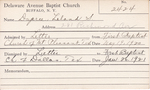 Dupree, Mr. Leland S by Delaware Avenue Baptist Church