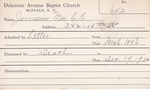 Jameson, Mrs. CE by Delaware Avenue Baptist Church