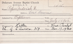 Rope, Mr. Frederick W by Delaware Avenue Baptist Church