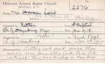 Lapp, Mr. Horace by Delaware Avenue Baptist Church
