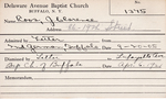 Roos, Mr. Clarence J by Delaware Avenue Baptist Church