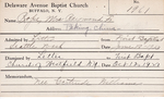 Rope, Mrs. Raymond F by Delaware Avenue Baptist Church