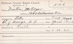 Winters, Mr. Edgar by Delaware Avenue Baptist Church