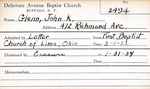 Glenn, Mr. John K by Delaware Avenue Baptist Church