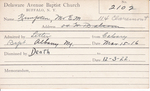 Kempton, Mr. EM by Delaware Avenue Baptist Church