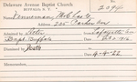 Venneman, Mr. Charles by Delaware Avenue Baptist Church