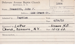 Neasmith, Mr. John J by Delaware Avenue Baptist Church