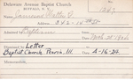 Jameson, Mr. Walter G by Delaware Avenue Baptist Church