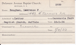 Roughan, Mr. Lawrence F by Delaware Avenue Baptist Church