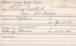 Whiting, Mr. Harold A by Delaware Avenue Baptist Church