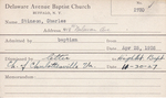 Stinson, Mr. Charles by Delaware Avenue Baptist Church
