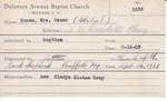 Kunau, Mrs. Gladys E by Delaware Avenue Baptist Church
