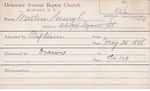 Martin, Mr. Henry L by Delaware Avenue Baptist Church